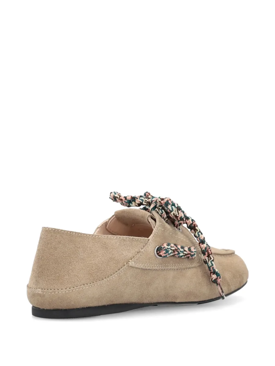 woven lace-up loafers 10