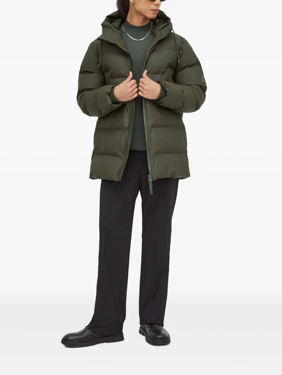 hooded-neckline padded jacket 3