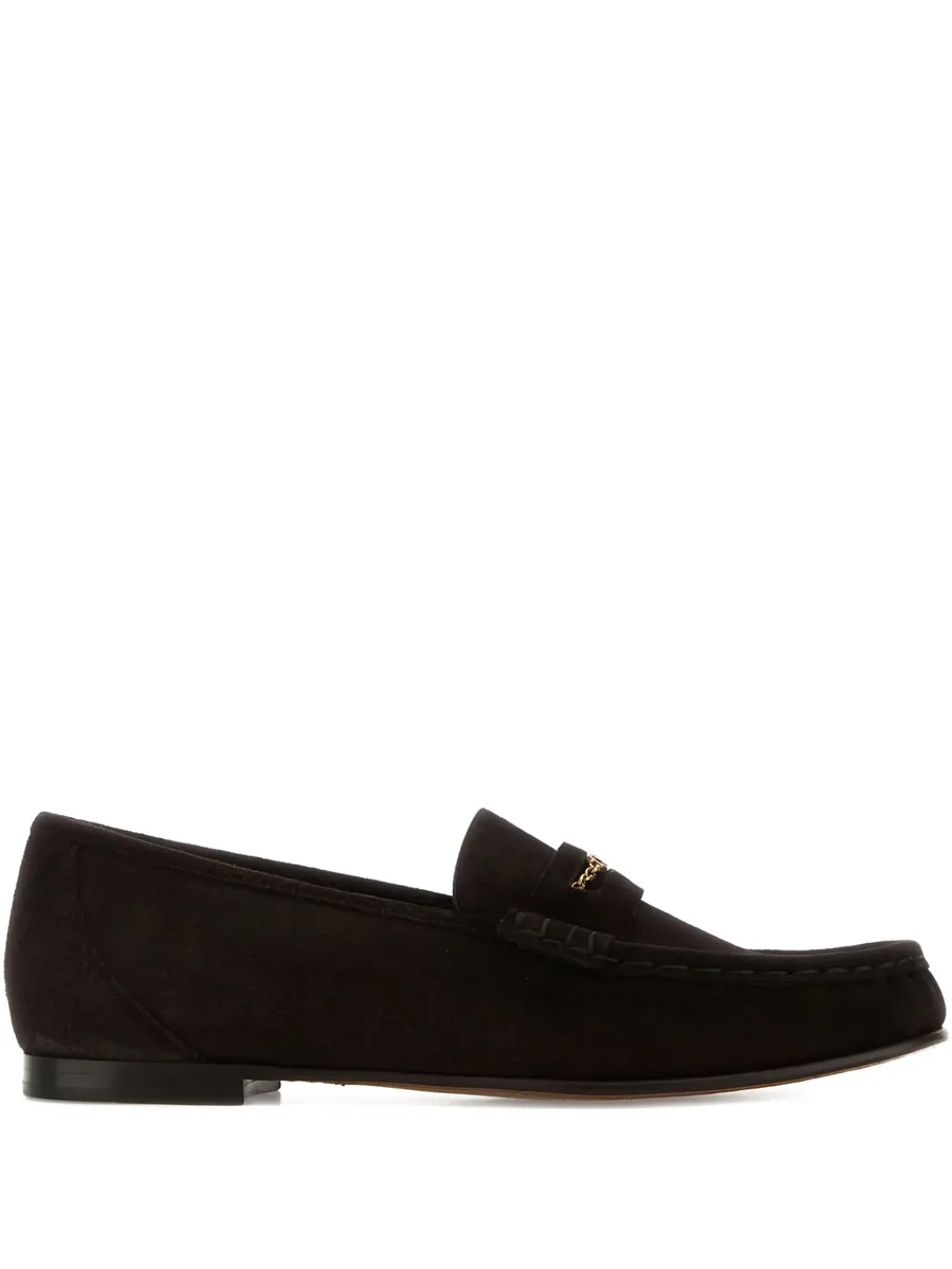 chain-embellished loafers 1