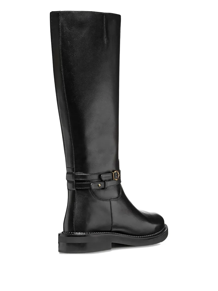 35mm Serilda buckled knee-high boots 5