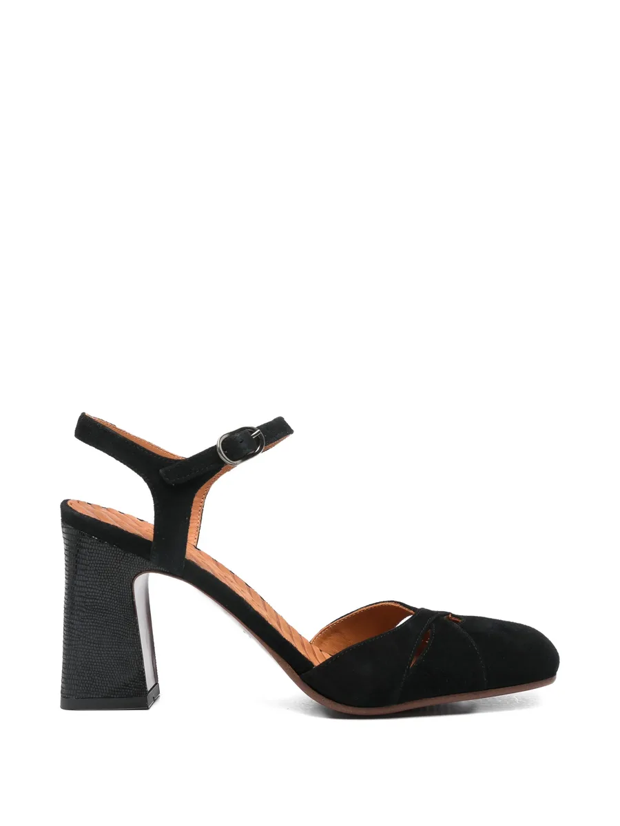 Oidina criss-cross ankle-strap pumps 1