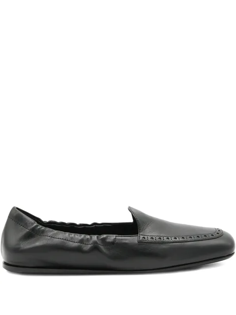 brogue-detail loafers