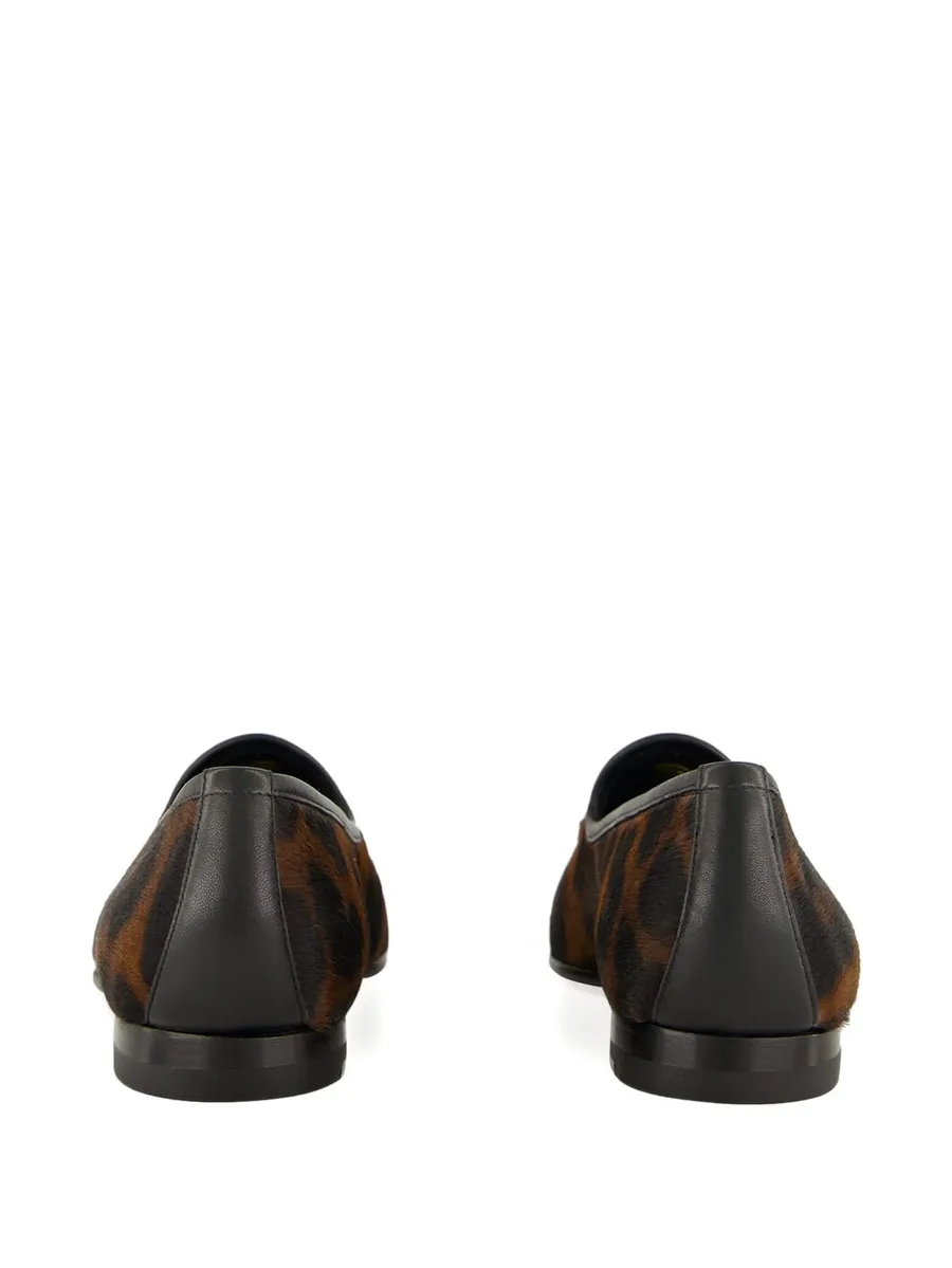leopard-print tassel loafers 6