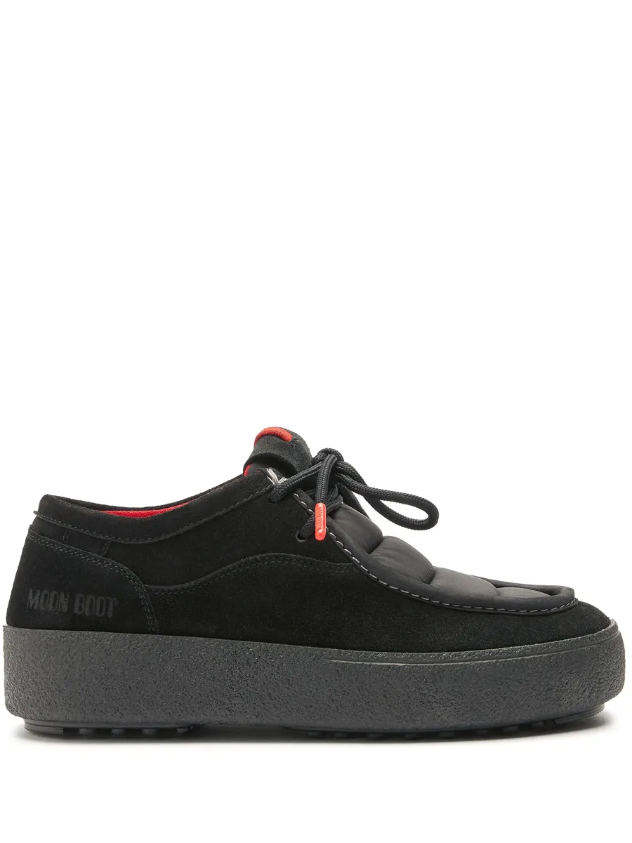 Mtrack Wallaby panelled suede sneakers 1