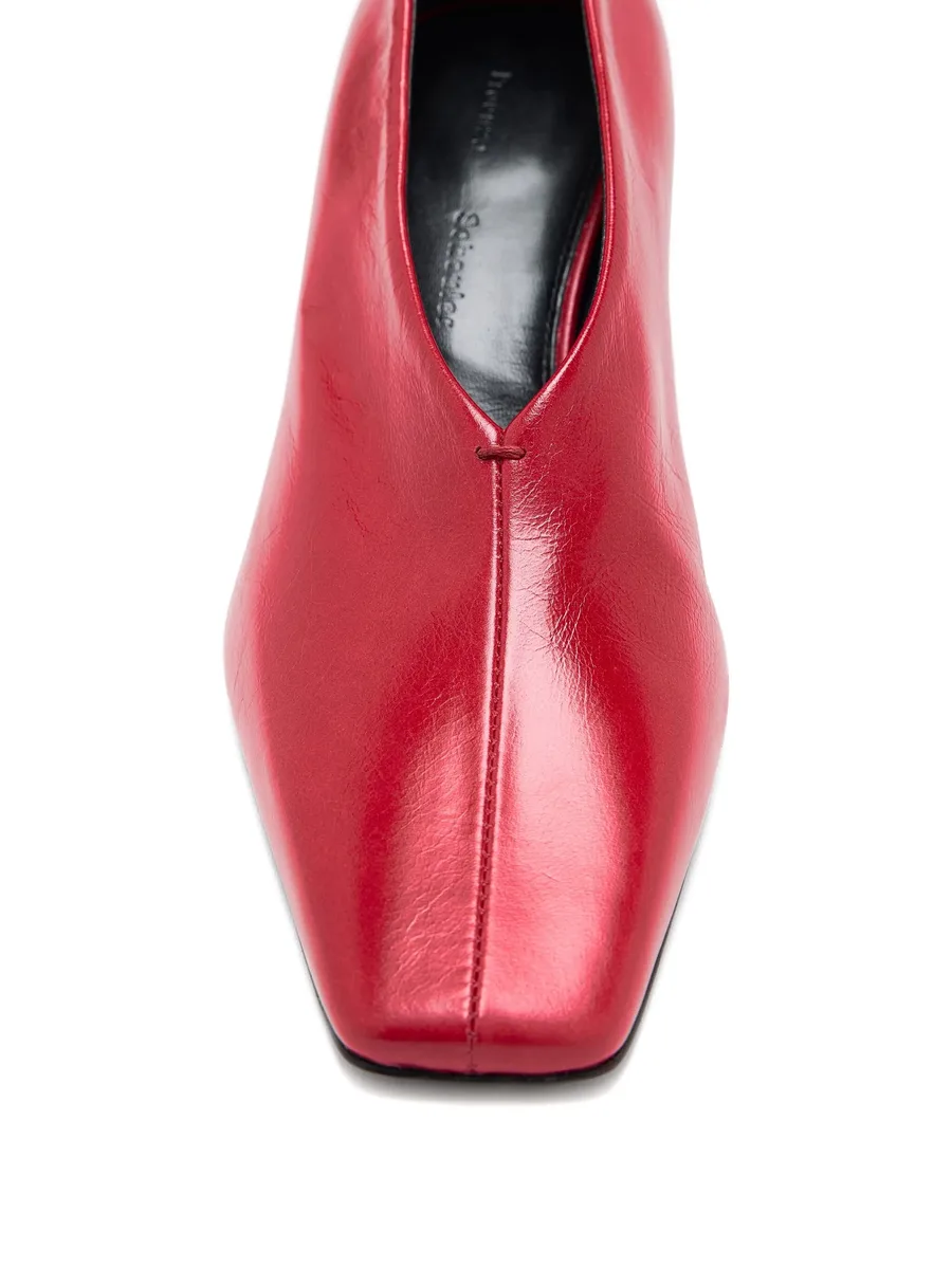 Trap square-toe pumps 8