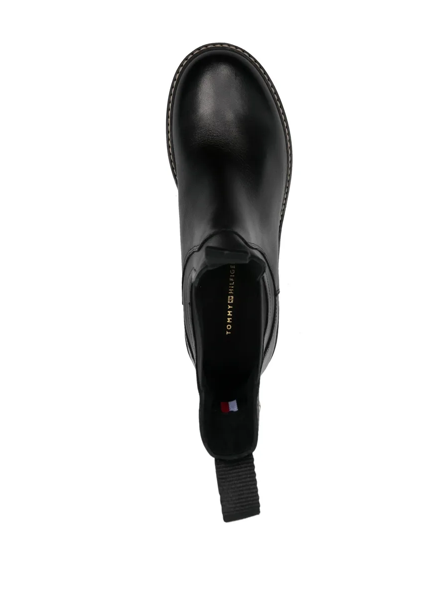 leather Chelsea boots 8