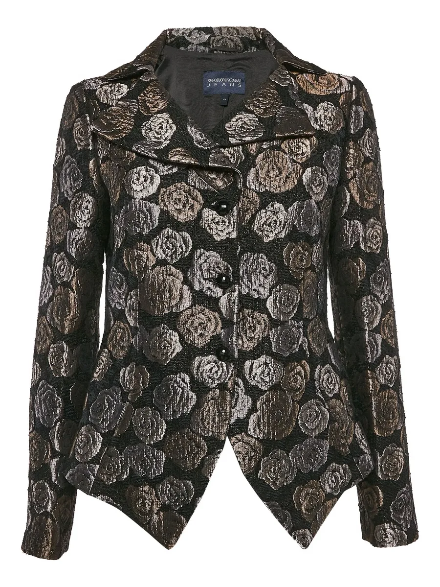 floral-jacquard blazer 1