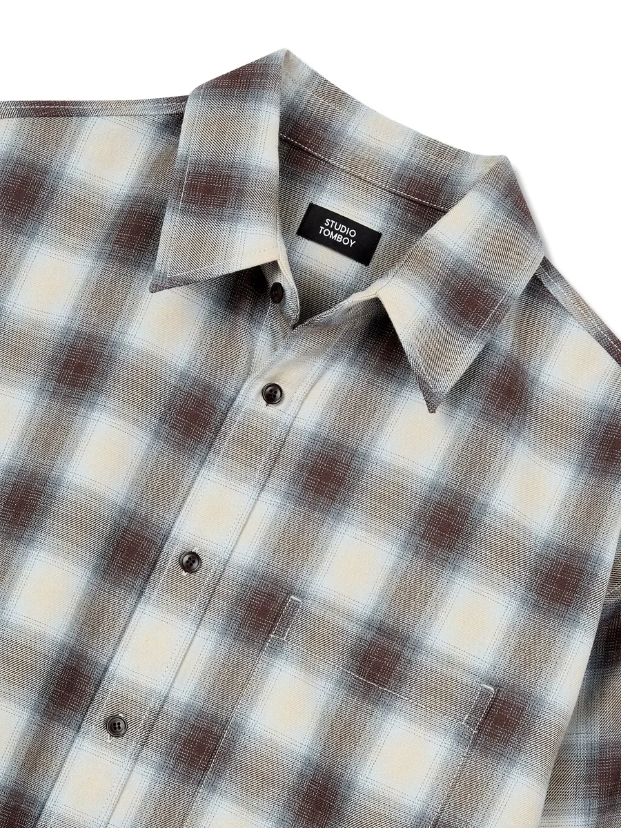 check-pattern shirt 9