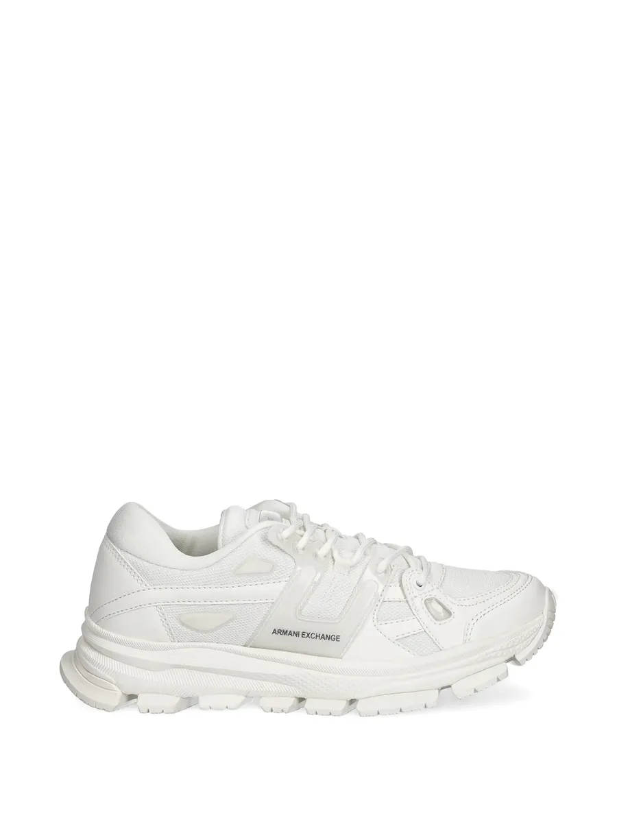 round-toe lace-up sneakers 1