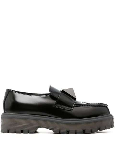 One Stud platform loafers