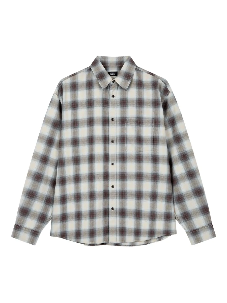 check-pattern shirt 1