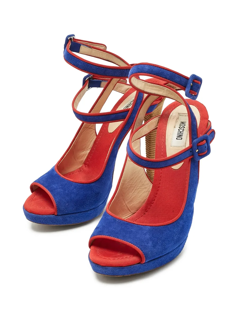 buckle suede sandals 3