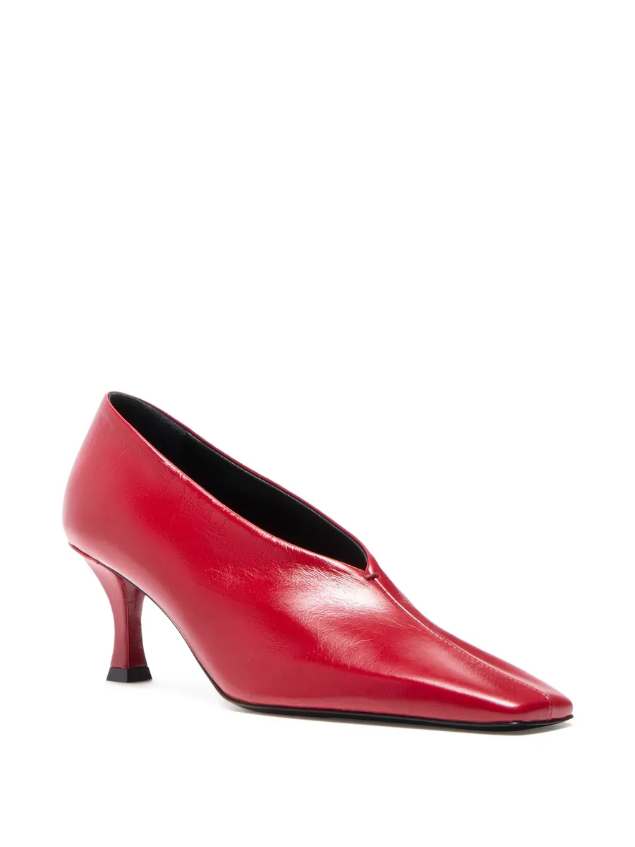 Trap square-toe pumps 3