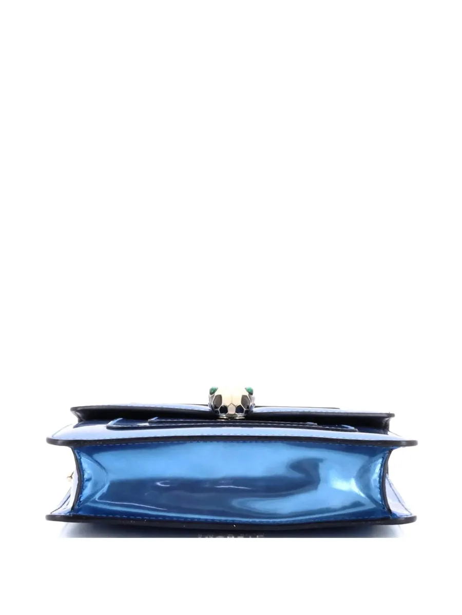 маленькая сумка на плечо Serpenti Forever Square Metallic 7