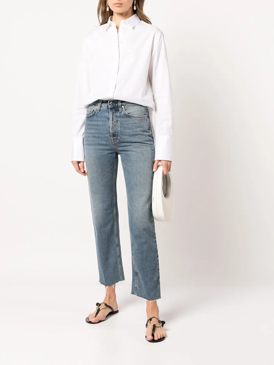 cropped straight-leg jeans 3