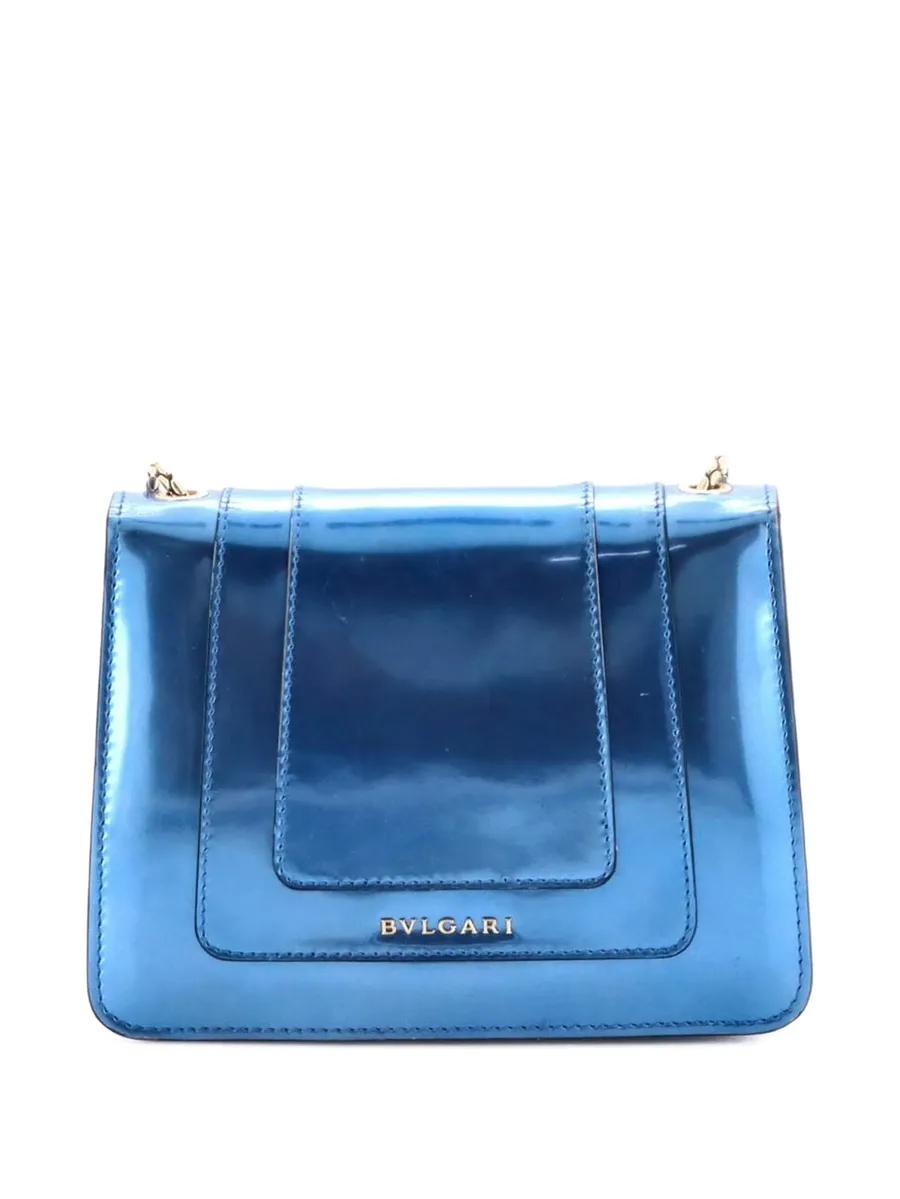 маленькая сумка на плечо Serpenti Forever Square Metallic 4