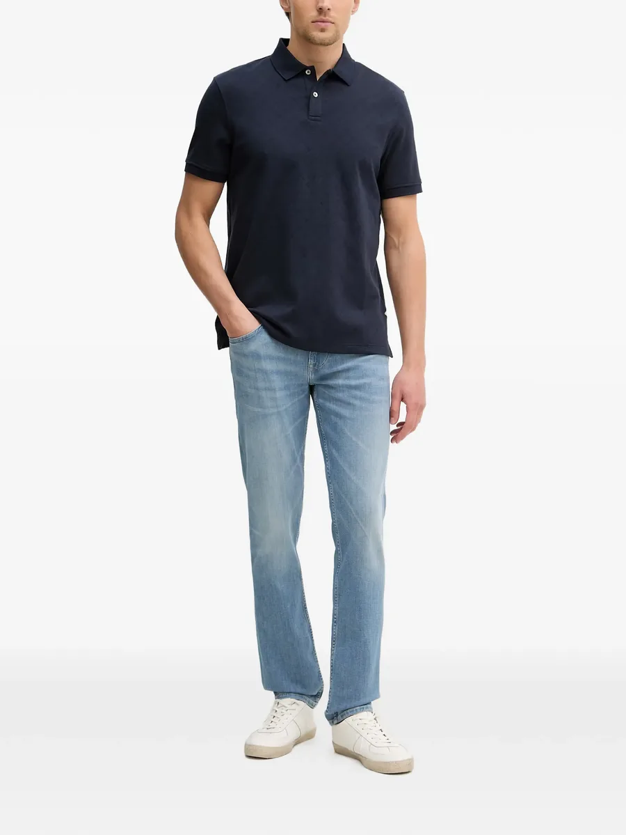 logo patch denim jeans 4