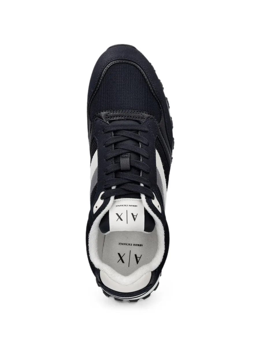 logo-print panelled sneakers 7