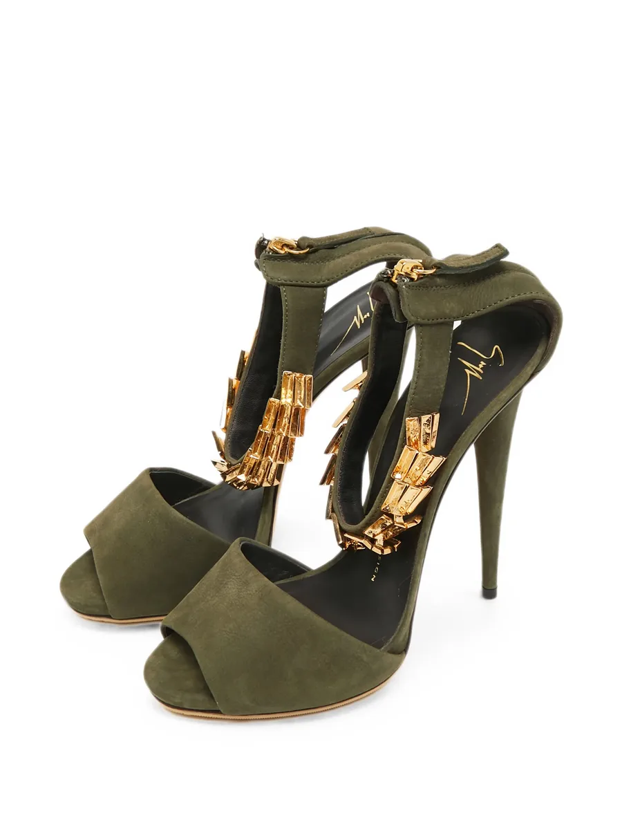 leather heeled sandals 4