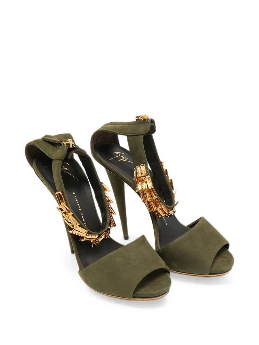 leather heeled sandals 5