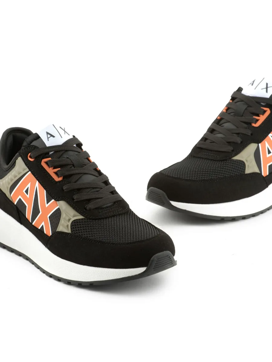 logo-embellished suede sneakers 3