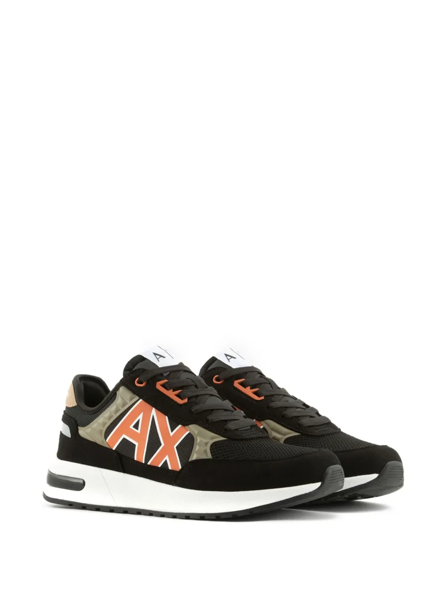 logo-embellished suede sneakers 5
