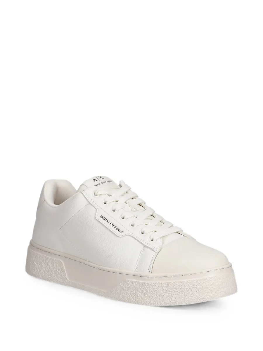 logo-print panelled sneakers 3