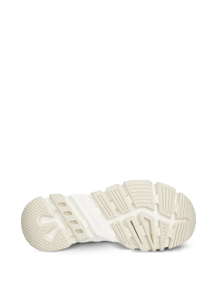 lace-up panelled sneakers 10
