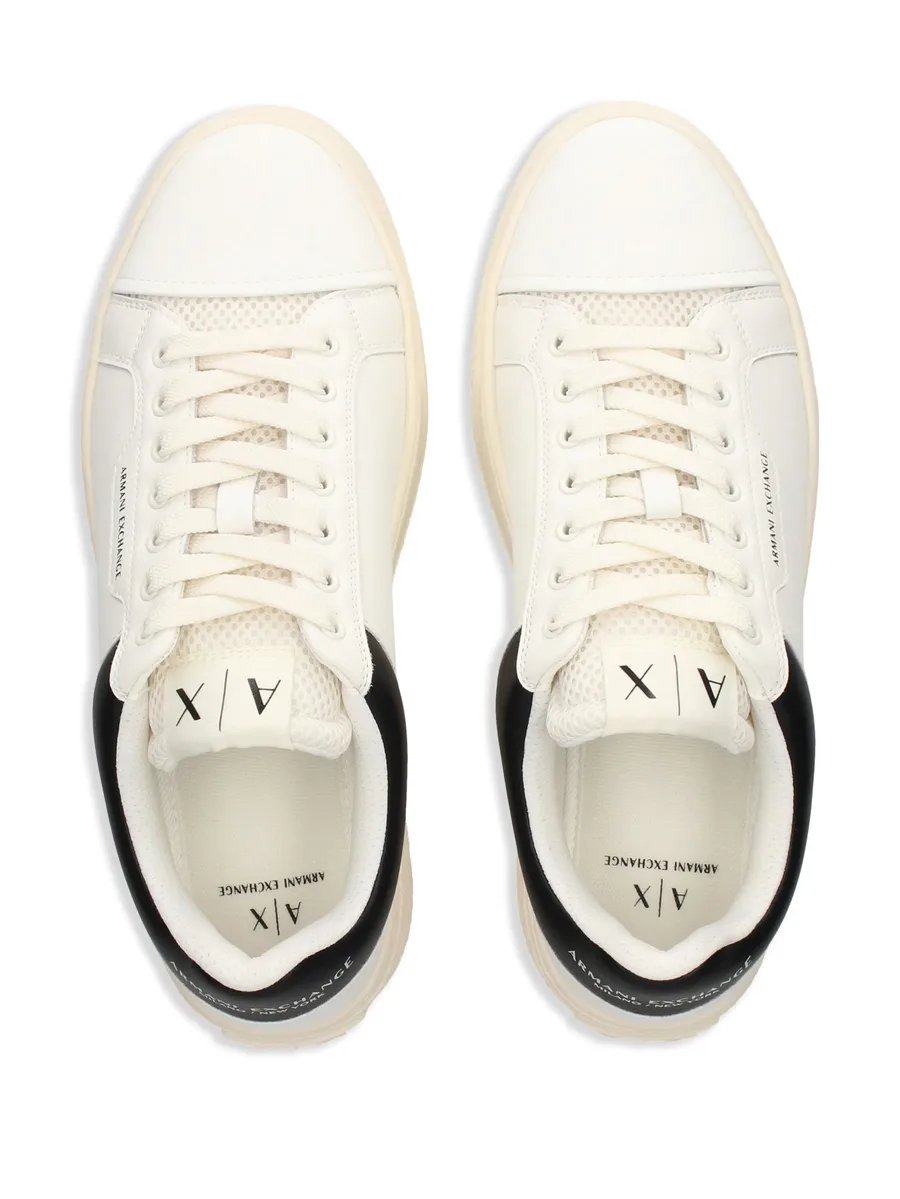 logo-print leather sneakers 8