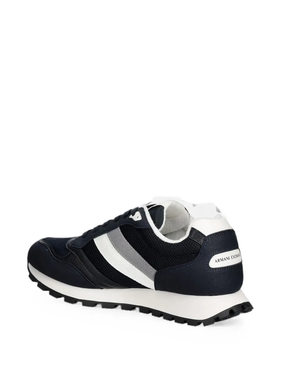 logo-print panelled sneakers 5