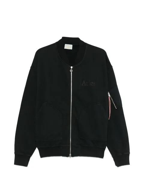 Temple faded bomber jacket