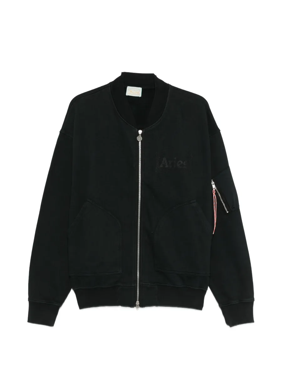 Temple faded bomber jacket 2