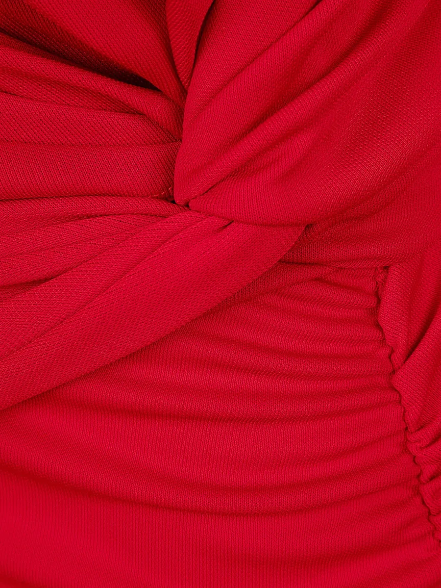ruched halter-neck maxi dress 5