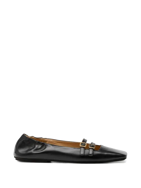 buckle-strap ballet flats