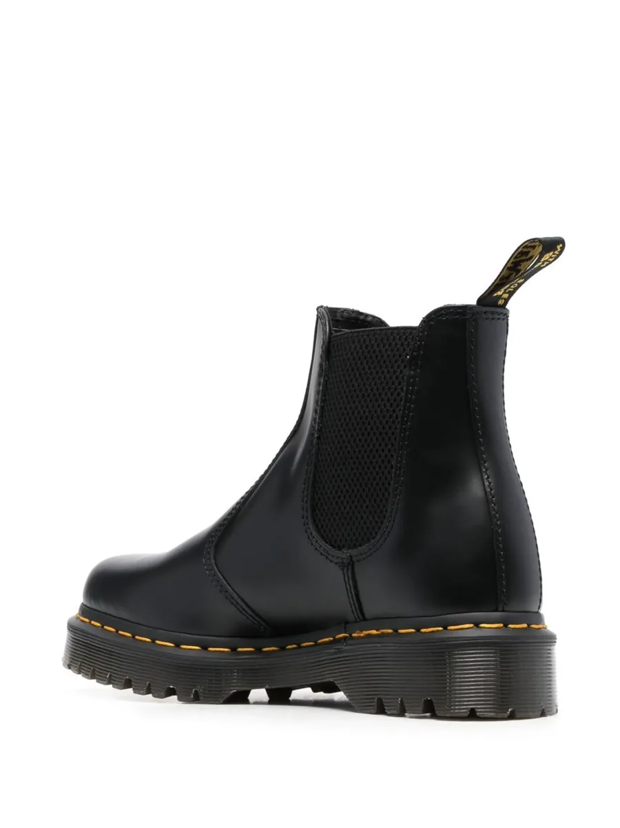 leather round-toe boots 5