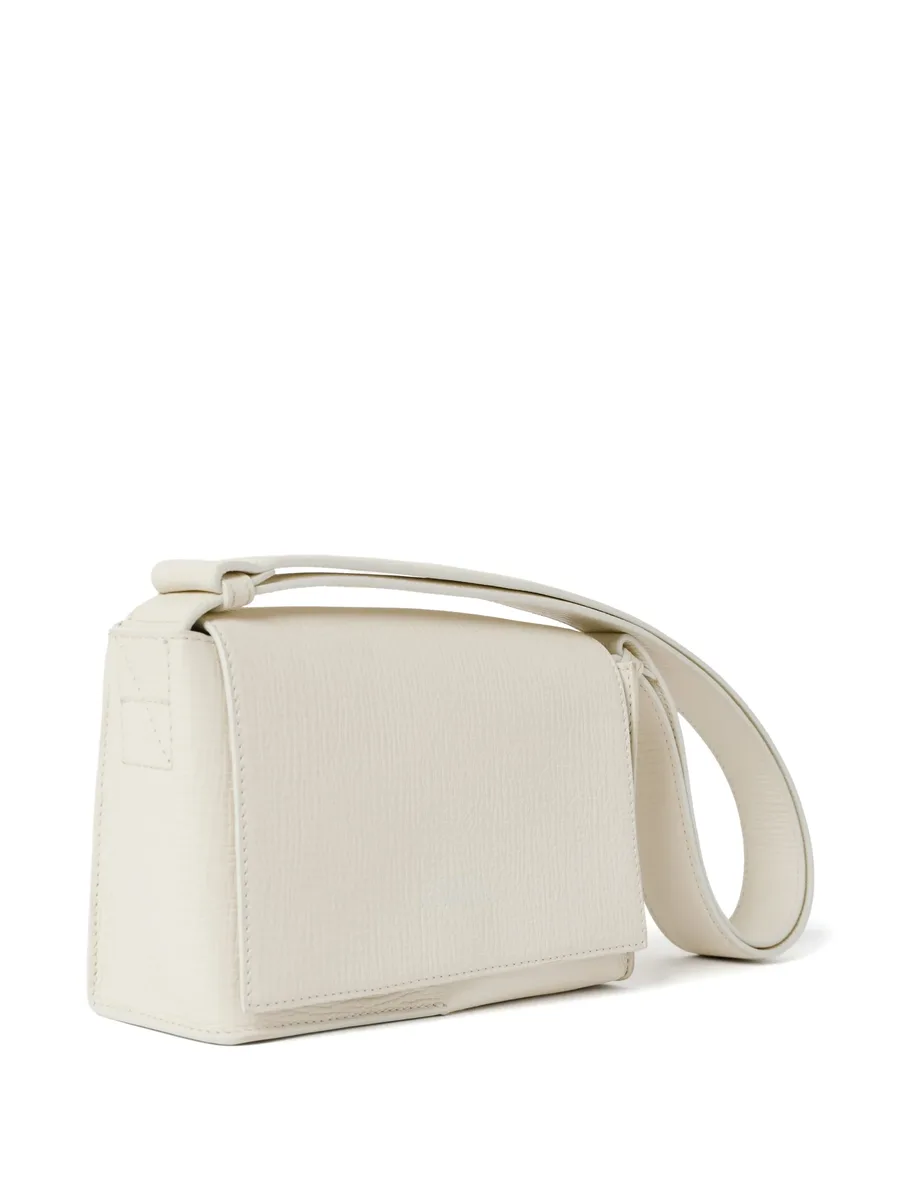Meshi flap grained-leather shoulder bag 7