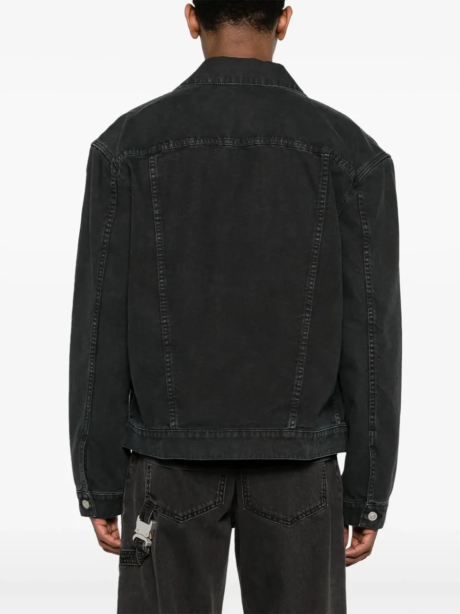 buckle-detail shirt jacket 8