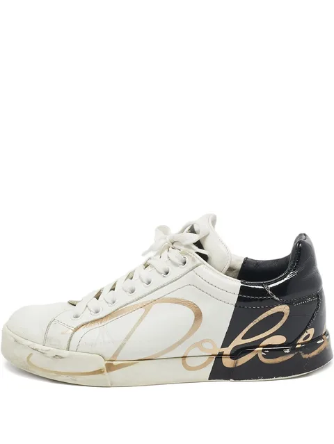 panelled sneakers