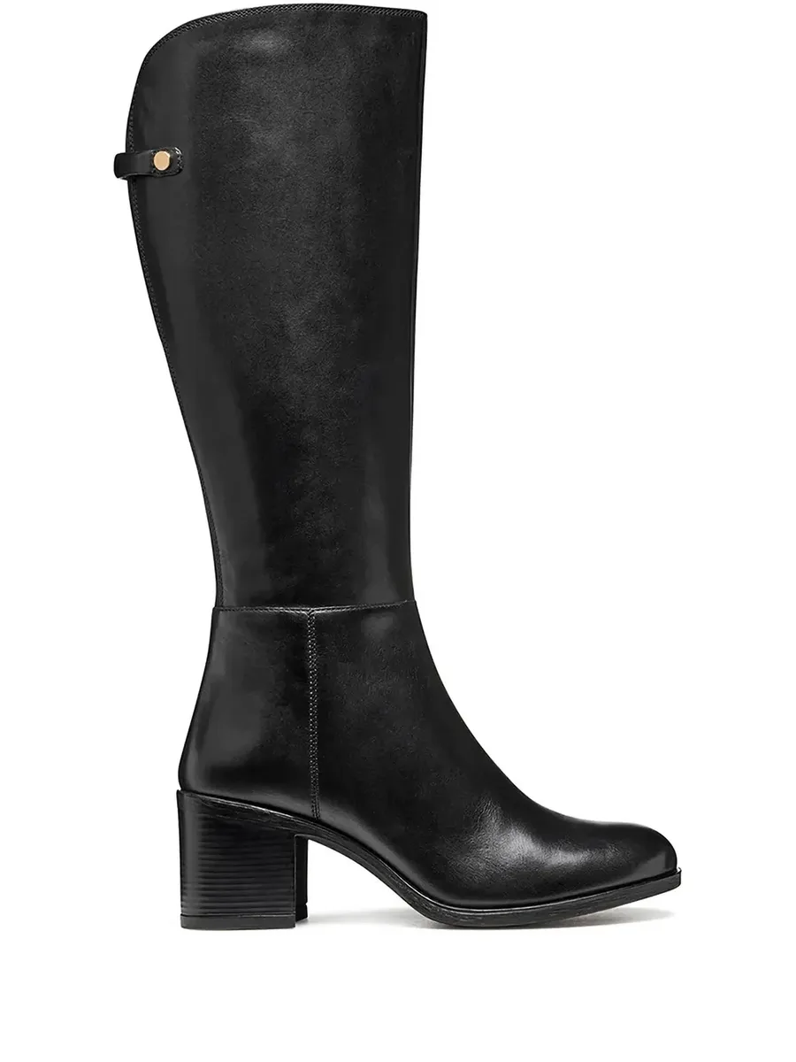65mm New Asheel block-heel knee-high boots 2