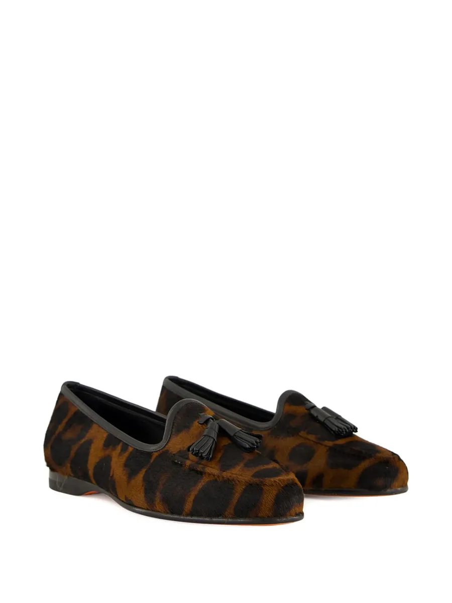 leopard-print tassel loafers 4