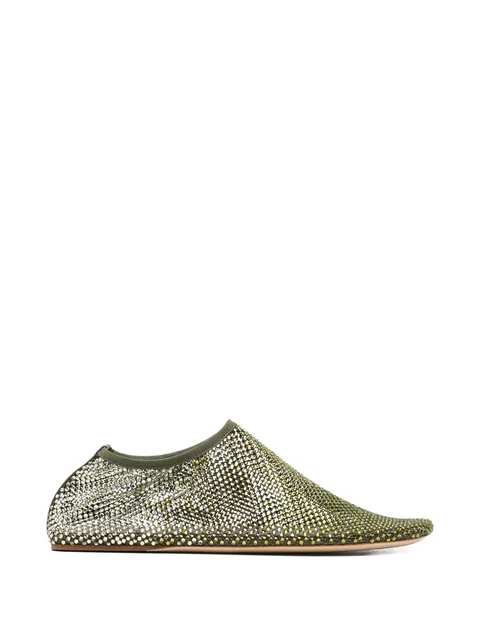 Minette crystal-embellished ballet flats