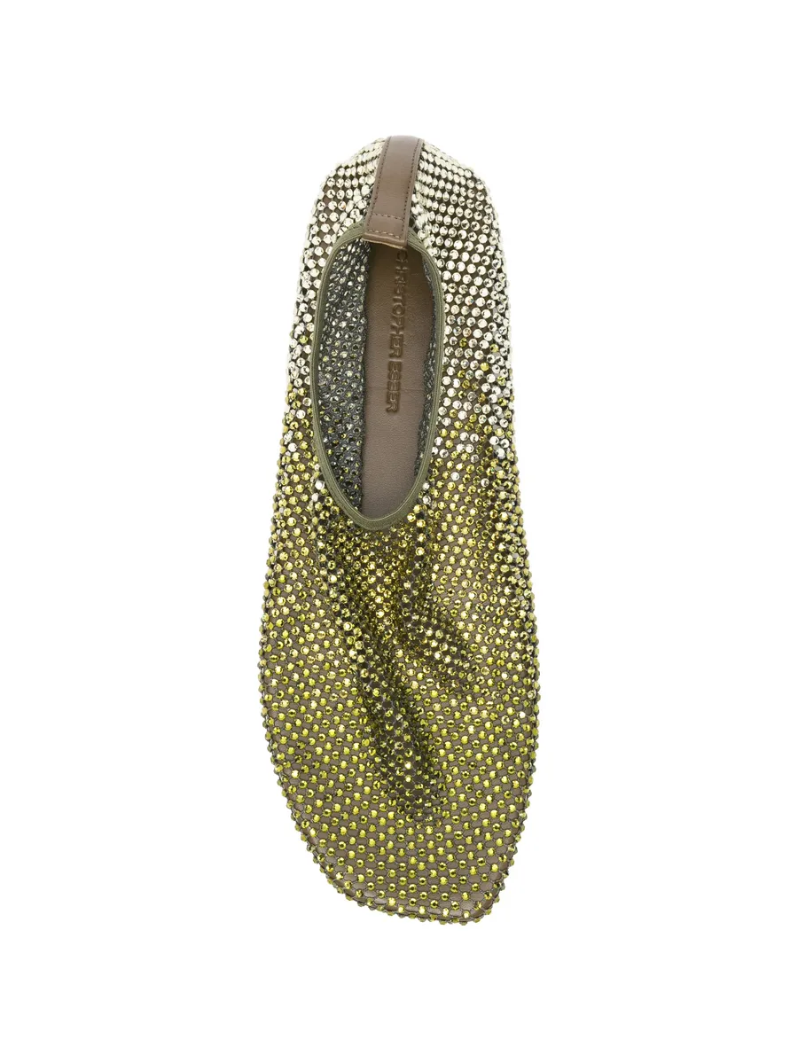 Minette crystal-embellished ballet flats 7