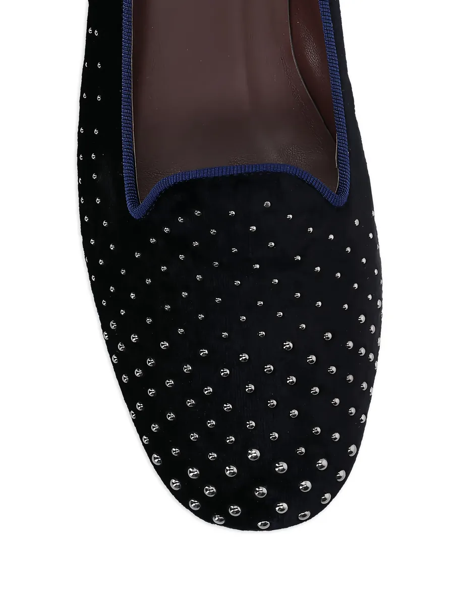 studded velvet loafers 7