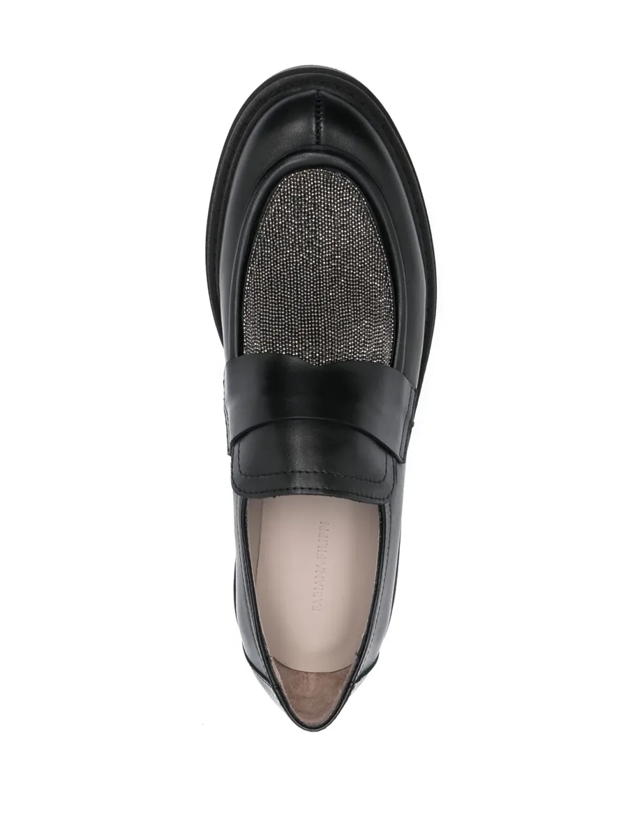 bead-embellished slip-on loafers 7