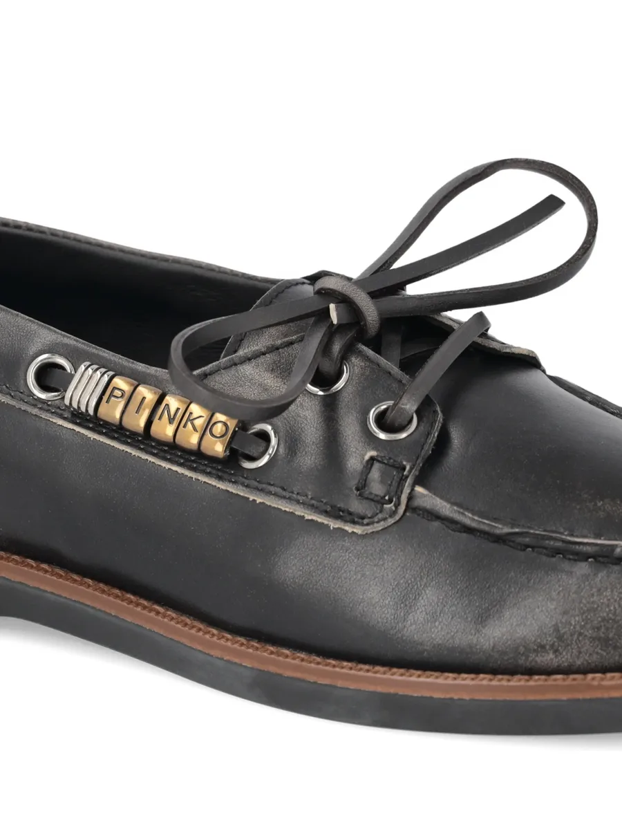 leather moccasins with jewel details 9