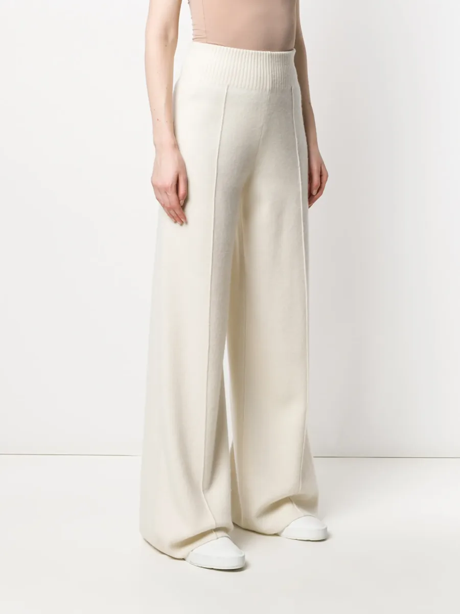 wide-leg knitted trousers 5
