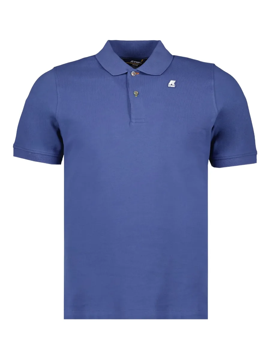 logo-patch polo shirt 1