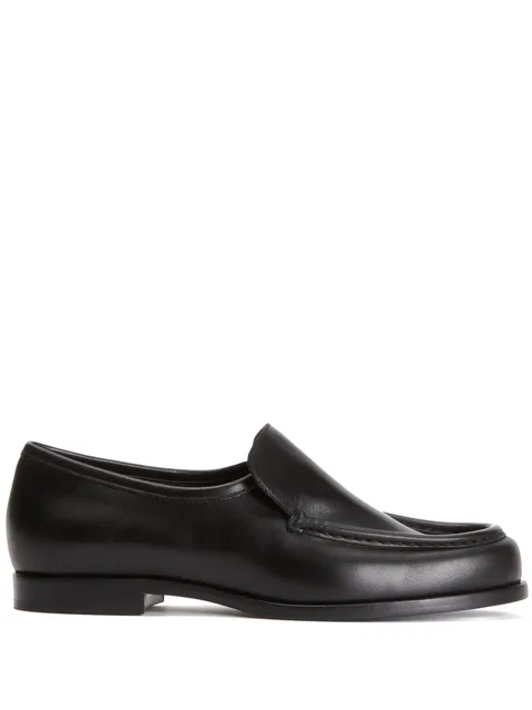 leather loafers