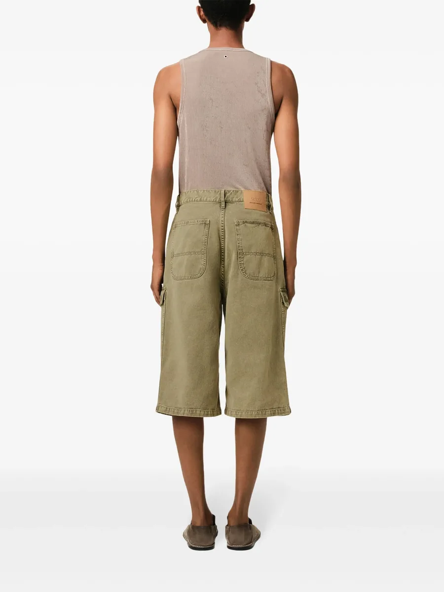 wide-leg Bermuda shorts 7