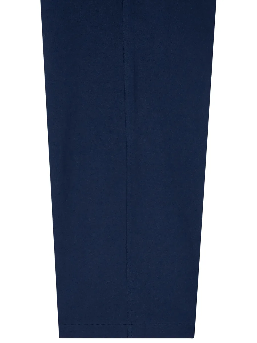 elasticated wide-leg trousers 12
